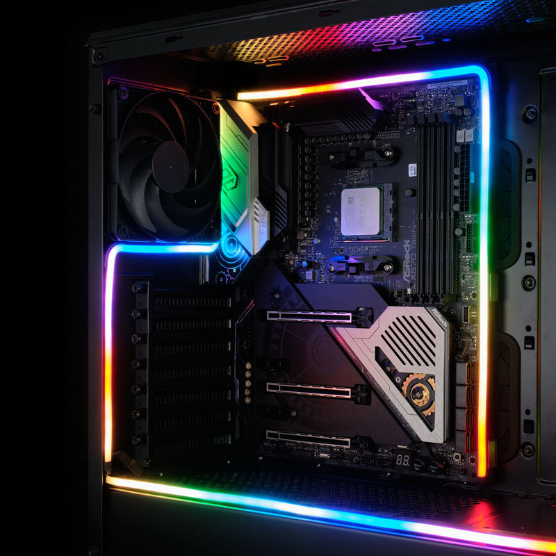 Phanteks Neon Digital RGB LED Strip Combo Set, 40cm (2 pieces)