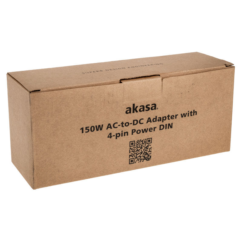 Akasa PD150-02K external power supply, AC-to-DC, with 4-pin power DIN - 150 watts : image 3