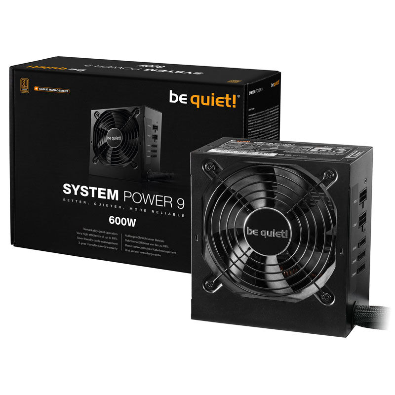be quiet! System Power 9 CM - 600 Watt
