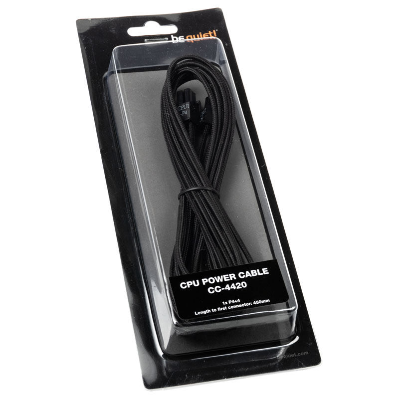 Be quiet! CC-4420 4 + 4 ATX / EPS Cable for Modular Power Supplies - Black