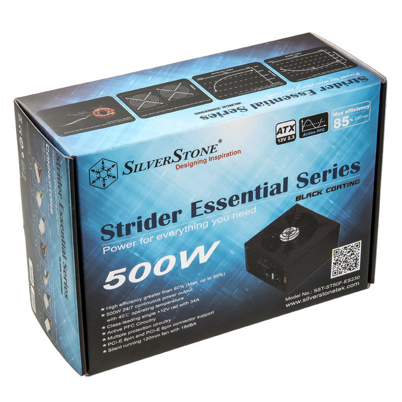 Silverstone SST-ST50F-ES Strider Essential Series 230 - 500 Watt : image 4