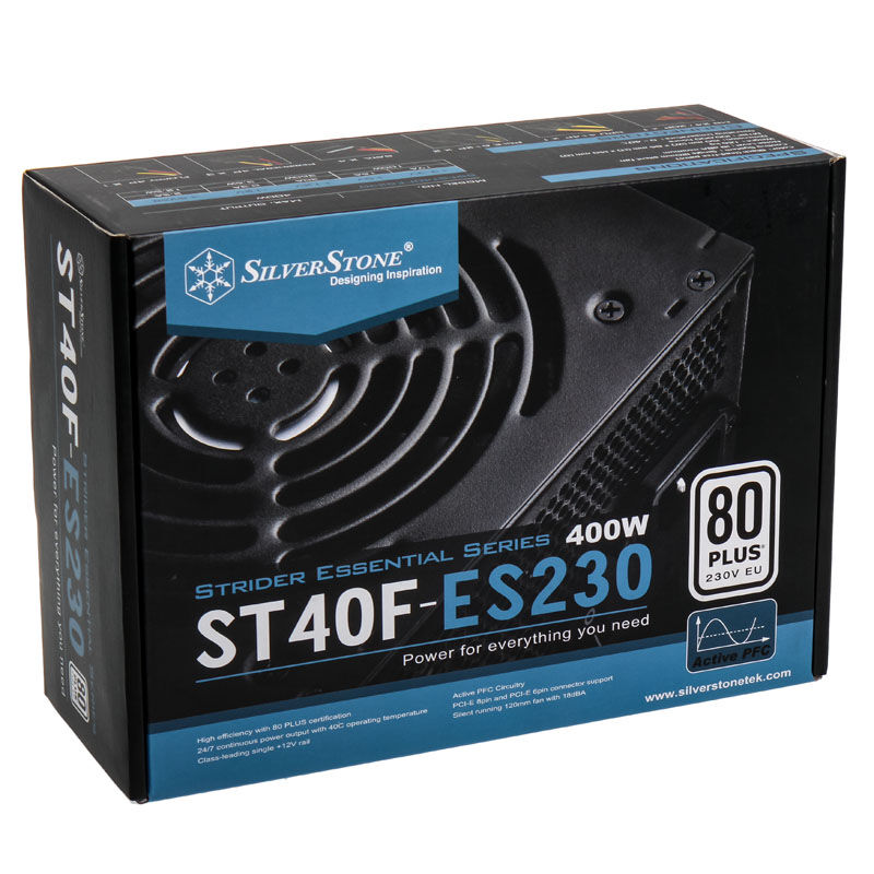 Silverstone SST-ST40F-ES230 Strider Essential Series - 400 Watt