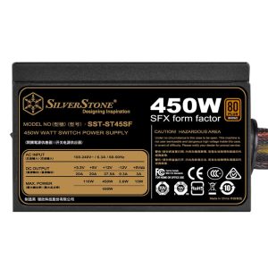 Silverstone SST-ST45SF V3.0 80 Plus Bronze SFX Power Supply - 450 Watts : image 2
