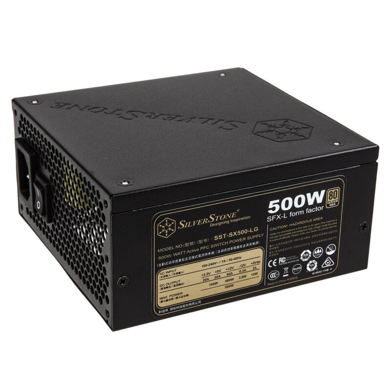 Silverstone SST-SX500-LG v2.1 SFX-L power supply 80 PLUS Gold, modular - 500 watts
