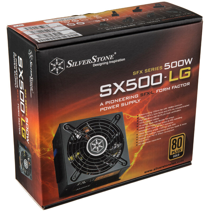Silverstone SST-SX500-LG v2.1 SFX-L power supply 80 PLUS Gold, modular - 500 watts