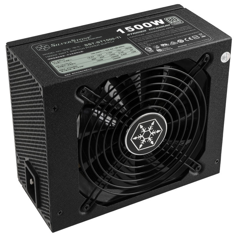 Silverstone SST-ST1500-TI v1.1 power supply 80 PLUS Titanium, modular - 1500 watts