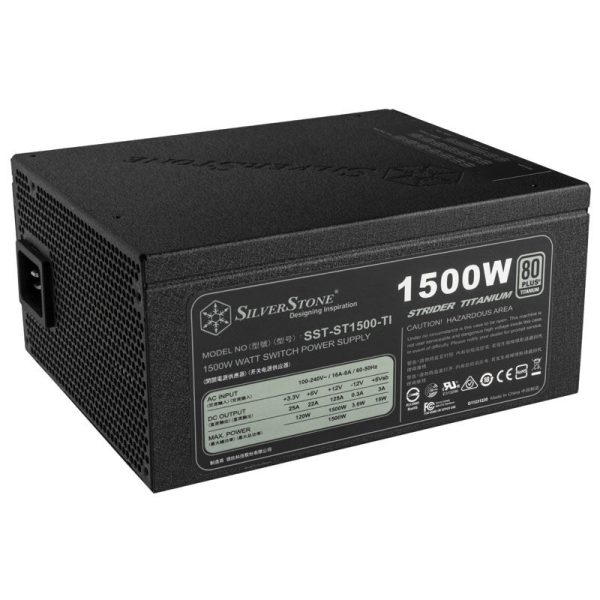 Silverstone SST-ST1500-TI v1.1 power supply 80 PLUS Titanium, modular – 1500 watts