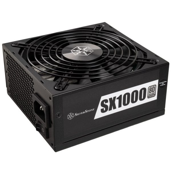 Silverstone SX1000 Platinum power supply, 80 PLUS Platinum, fully modular – 1000 watts