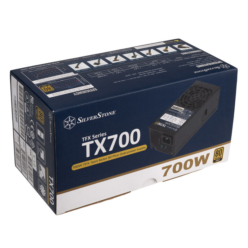 Silverstone SST-TX700-G TFX power supply, 80 PLUS Gold - 700 watts