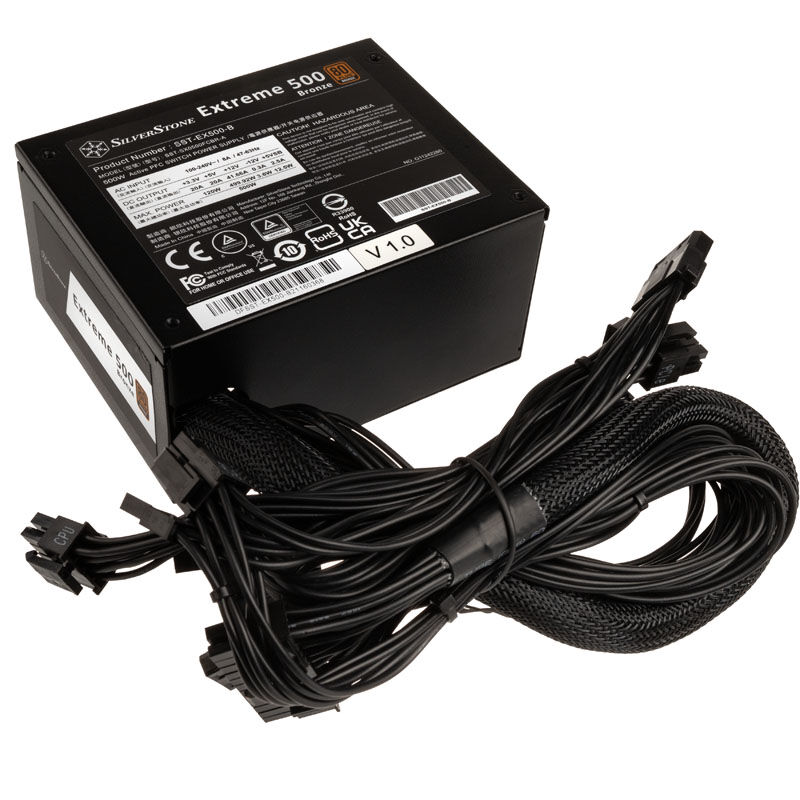Silverstone SST-EX500-B Extreme SFX power supply 80 PLUS Bronze - 500 watts : image 5
