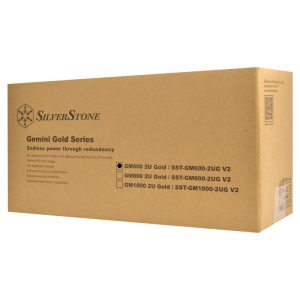 Silverstone SST-GM600-2UG V2 Redundant 2U Power Supply - 600 watts