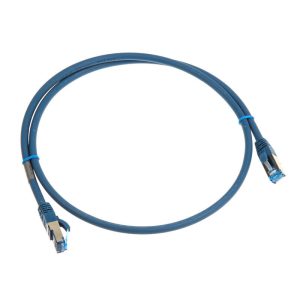 InLine Patch Cable Cat.6A, S/FTP (PiMf), 500MHz, blue, 1m