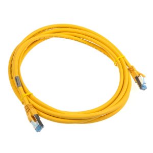 InLine patch cable Cat.6A, S / FTP (PiMf), 500MHz, yellow, 3m
