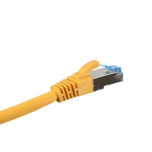 InLine patch cable Cat.6A, S / FTP (PiMf), 500MHz, yellow, 3m