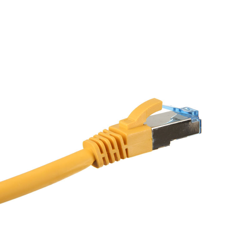 InLine patch cable Cat.6A, S / FTP (PiMf), 500MHz, yellow, 3m
