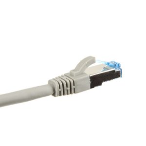 InLine patch cable Cat.6A, S / FTP (PiMf), 500MHz, gray, 10m