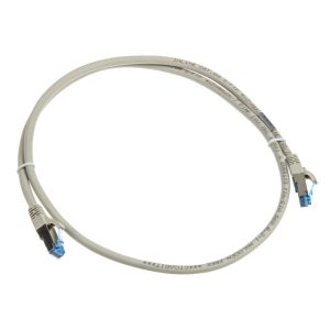 InLine Patch Cable Cat.6A, S/FTP (PiMf), 500MHz, grey, 1m
