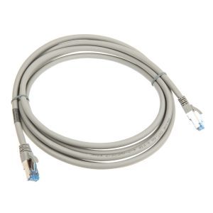 InLine Patch Cable Cat.6A, S/FTP (PiMf), 500MHz, grey, 3m