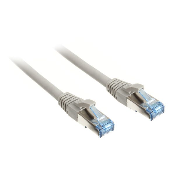 InLine Patch Cable Cat.6A, S/FTP (PiMf), 500MHz, grey, 5m