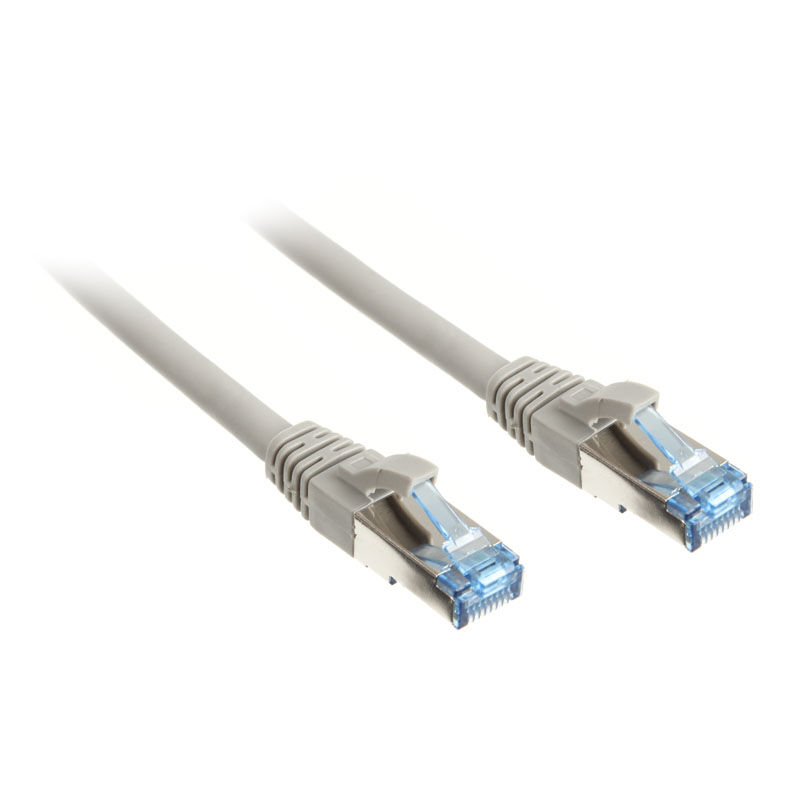 InLine Patch Cable Cat.6A, S/FTP (PiMf), 500MHz, grey, 5m