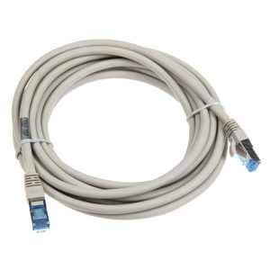 InLine Patch Cable Cat.6A, S/FTP (PiMf), 500MHz, grey, 5m
