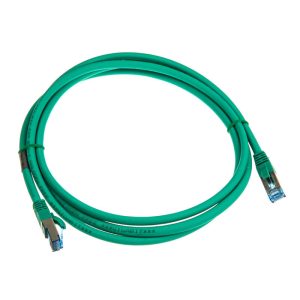 InLine Patch Cable Cat.6A, S/FTP (PiMf), 500MHz, green, 2m