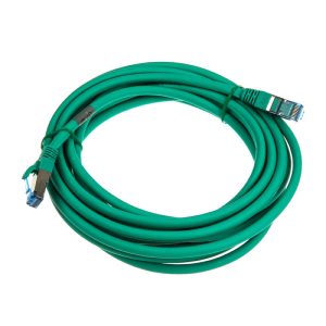 InLine Patch Cable Cat.6A, S/FTP (PiMf), 500MHz, green, 5m