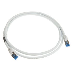 InLine patch cable Cat.6A, S / FTP (PiMf), 500MHz, White, 1.5m