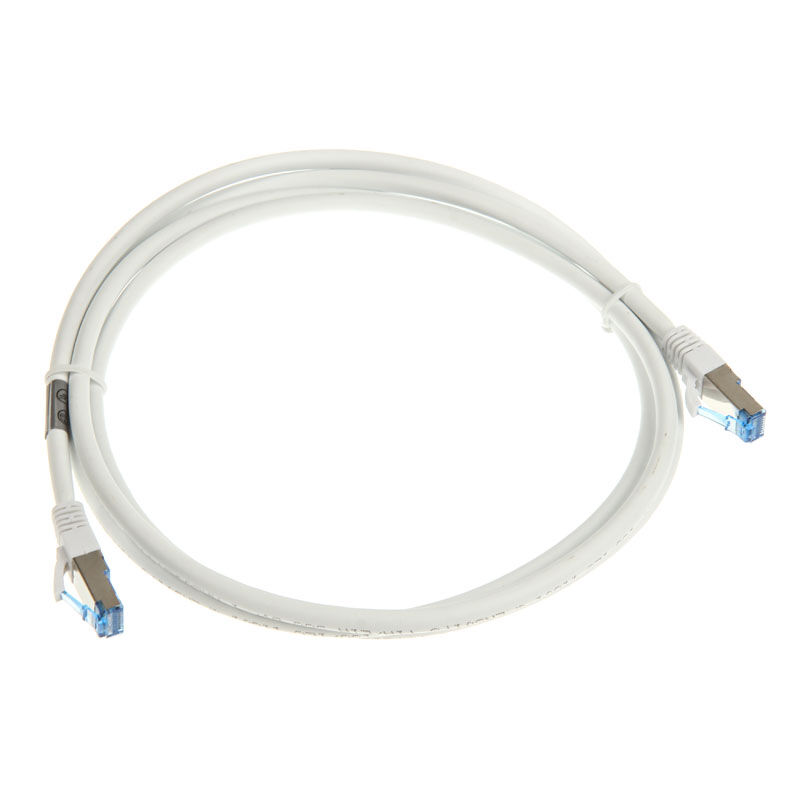 InLine Patch Cable Cat.6A, S/FTP (PiMf), 500MHz, white, 2m