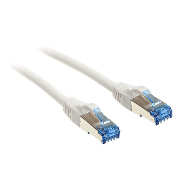 InLine Patch Cable Cat.6A, S/FTP (PiMf), 500MHz, white, 3m