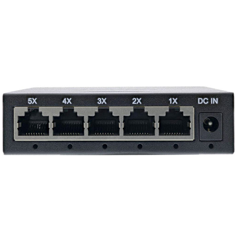 Inline Gigabit Network Switch 5-Port, 1GBit/s, Fanless