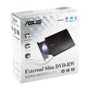 ASUS SDRW-08D2S-U Lite DVD Burner - external, black