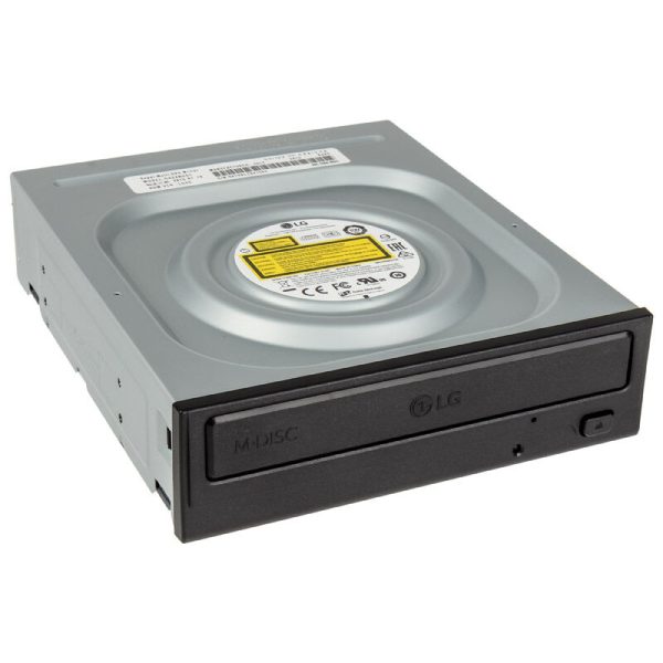 LG GH24NSD1 5.25 inch SATA DVD burner, bulk – black