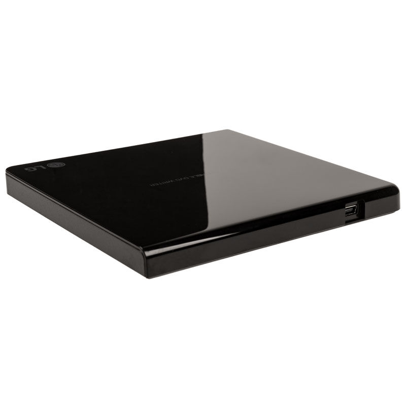 LG GP57EB40 external slimline DVD-RW drive, black, USB 2.0
