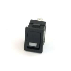 Phobya Rectangular toggle switch - LED white - unipolar ON/OFF black (3-Pin)