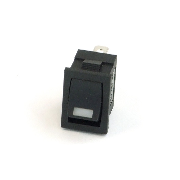 Phobya Rectangular toggle switch - LED white - unipolar ON/OFF black (3-Pin)