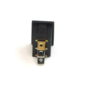Phobya Rectangular toggle switch - yellow lighting - unipolar ON/OFF black (3-Pin)