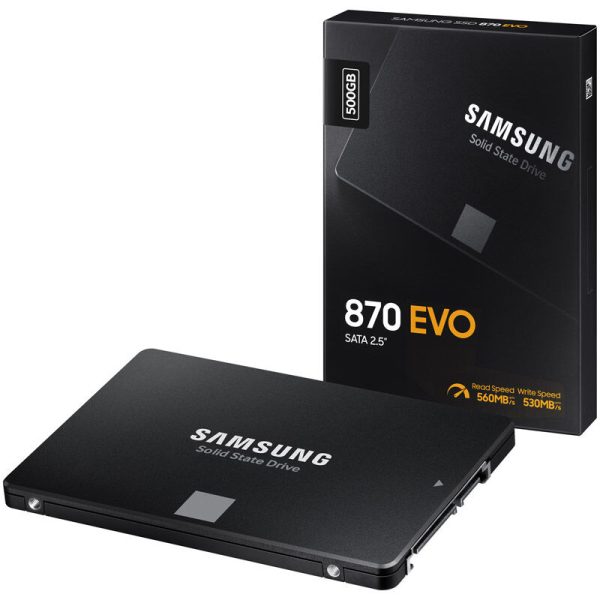 SAMSUNG 870 EVO 2.5 inch SSD, SATA 6G – 500 GB
