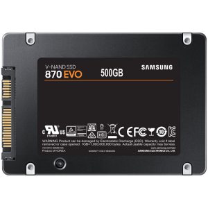 SAMSUNG 870 EVO 2.5 inch SSD, SATA 6G - 500 GB