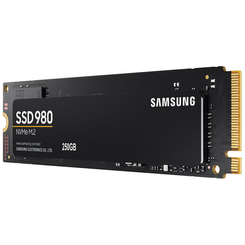 SAMSUNG 980 NVMe SSD, PCIe 3.0 M.2 type 2280 - 250 GB