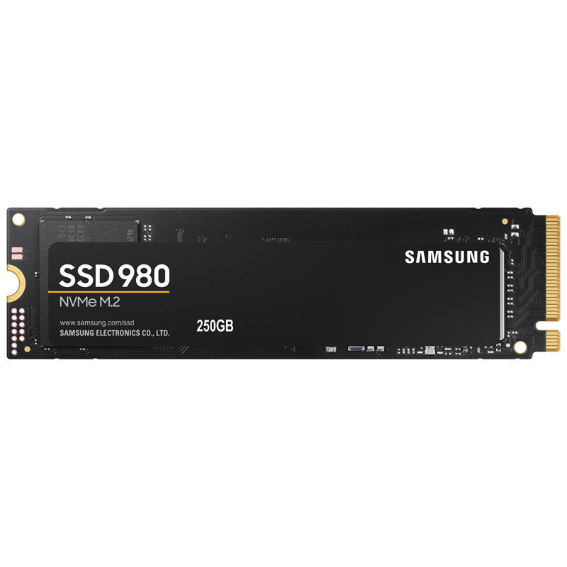 SAMSUNG 980 NVMe SSD, PCIe 3.0 M.2 type 2280 - 250 GB
