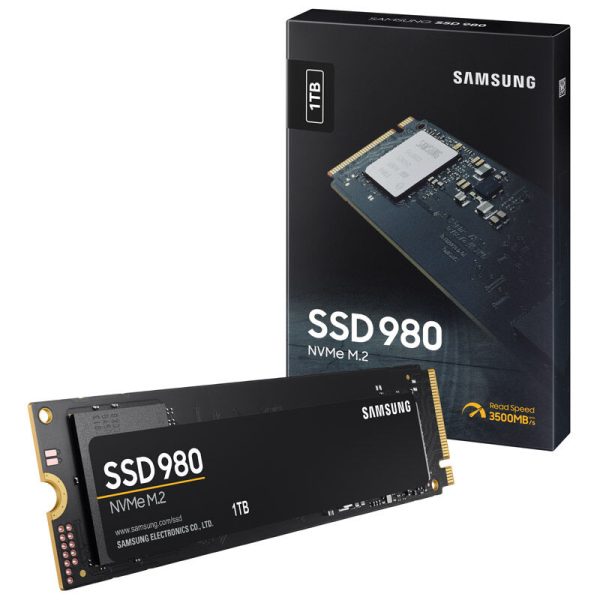 SAMSUNG 980 NVMe SSD, PCIe 3.0 M.2 Type 2280 – 1 TB