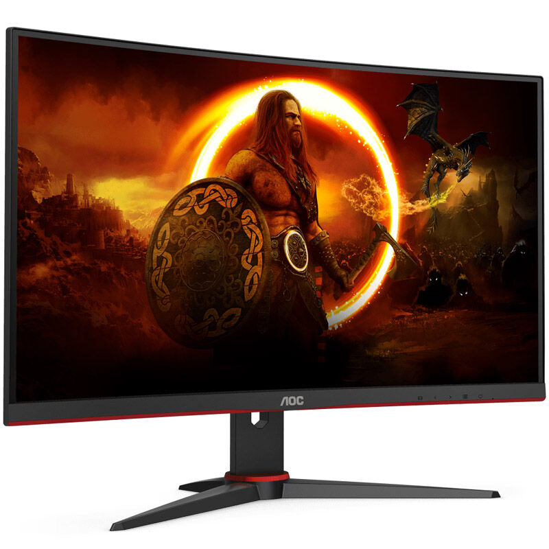 AOC C24G2AE, 59.94 cm (23.6 inch), Curved, 165Hz, FreeSync Premium, VA - DP, HDMI