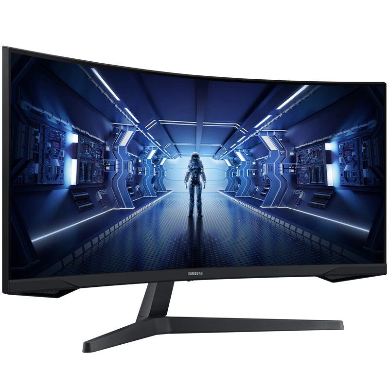 SAMSUNG Odyssey G5 C34G5, 86.36 cm (34 ), 165 Hz, FreeSync, HDR, VA - DP, HDMI