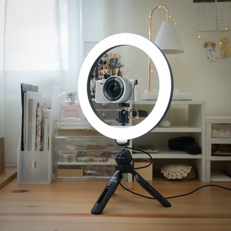 Streamplify LIGHT 10 inch Ring Light 5V USB White LED - Black
