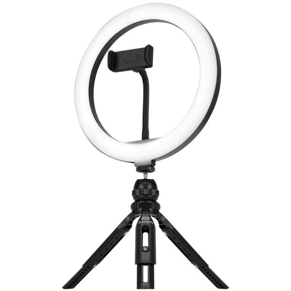 Streamplify LIGHT 10 inch Ring Light 5V USB White LED – Black