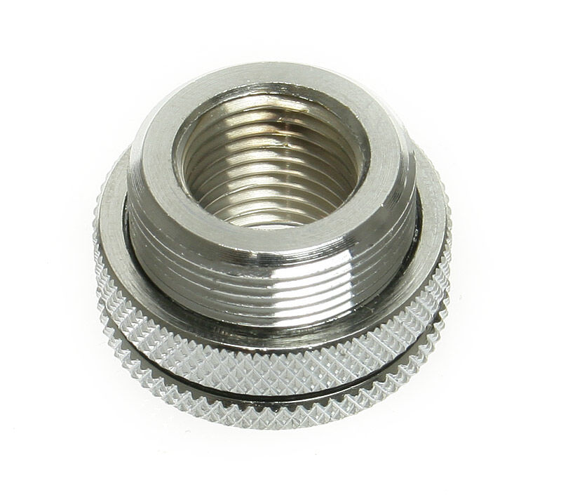 Bitspower Water Supply Port 1/4 inch - Shiny Silver : image 2