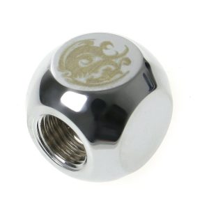Bitspower T-Adapter 3x Female 1/4 inch - Shiny Silver