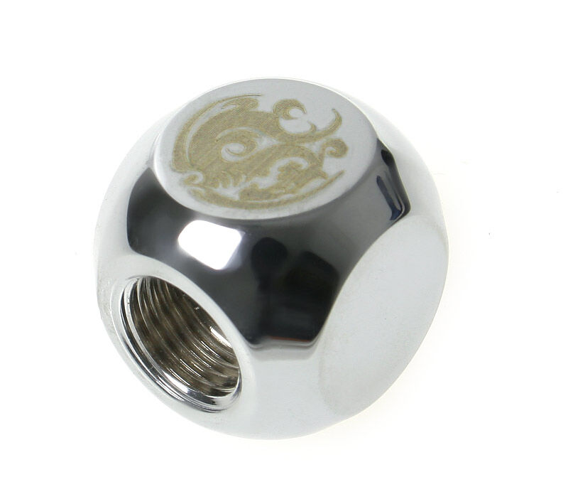 Bitspower T-Adapter 3x Female 1/4 inch - Shiny Silver