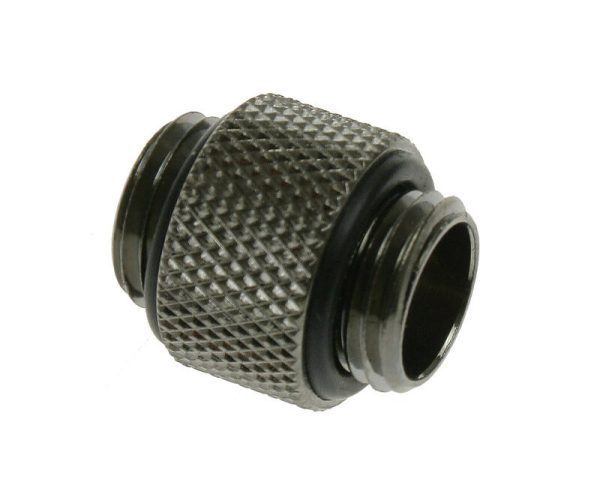 Bitspower Adapter 2x 1/4 inch – Long, Shiny Black